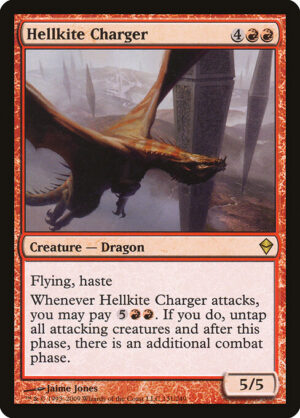 Hellkite Charger (Foil) [Zendikar] - NM