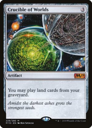 Crucible of Worlds [Core Set 2019] - NM