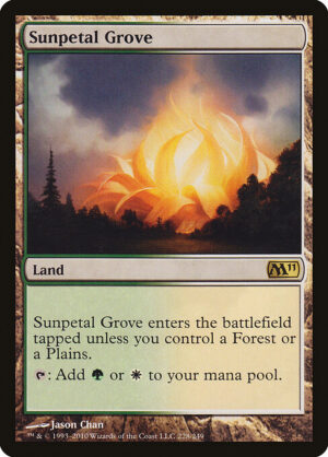 Sunpetal Grove [Magic 2011] - NM