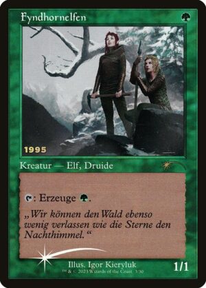 Fyndhorn Elves (Foil) [30th Anniversary Play Promos] - NM