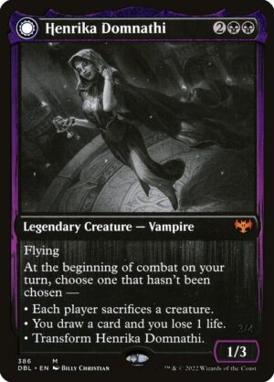 Henrika Domnathi // Henrika, Infernal Seer [Innistrad: Double Feature] - NM