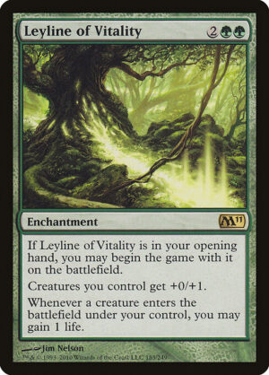 Leyline of Vitality [Magic 2011] - NM