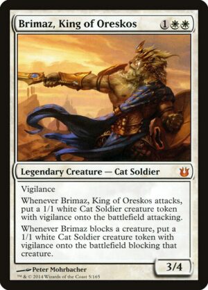 Brimaz, King of Oreskos [Born of the Gods] - NM