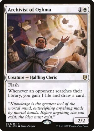 Archivist of Oghma (Foil) [Commander Legends: Battle for Baldur's Gate] - NM