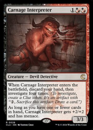 Carnage Interpreter [Ravnica: Clue Edition] - NM