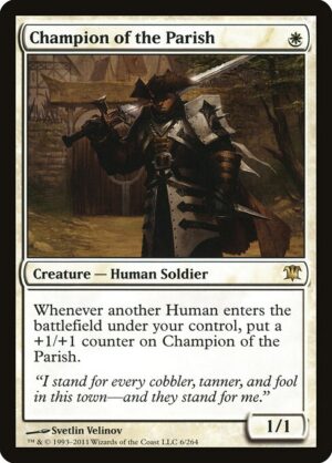 Champion of the Parish (Foil) [Innistrad] - NM