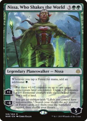 Nissa, Who Shakes the World [War of the Spark] - NM