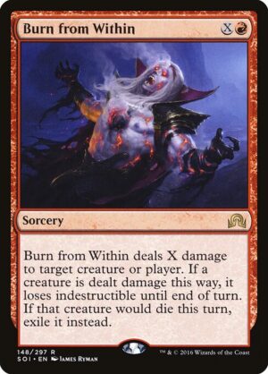 Burn from Within (Foil) [Shadows over Innistrad] - NM