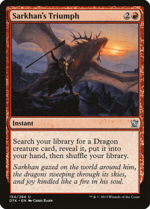 Sarkhan's Triumph [Dragons of Tarkir] - NM
