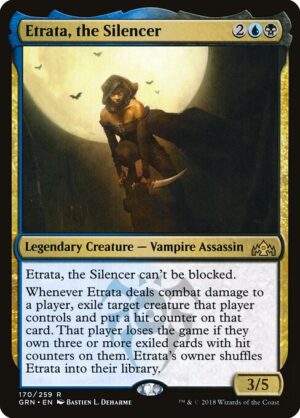 Etrata, the Silencer (Foil) [Guilds of Ravnica] - NM