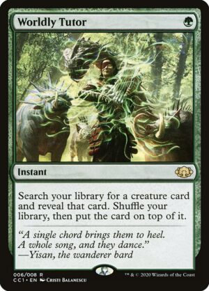 Worldly Tutor [Commander Collection: Green] - NM