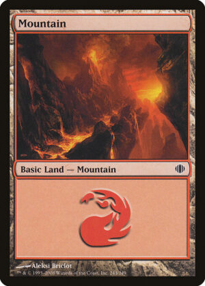 Mountain (Foil) [Shards of Alara] - NM