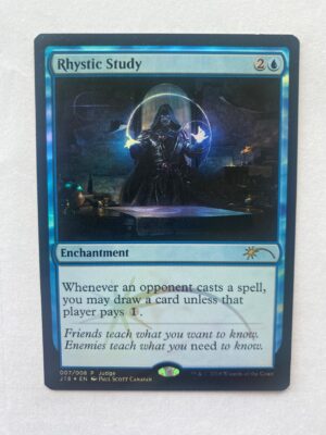 Rhystic Study (Foil) [Judge Gift Cards 2018] - NM