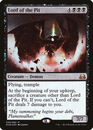 Lord of the Pit (Foil) [Duel Decks Anthology: Divine vs. Demonic] - NM