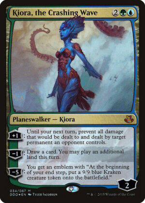 Kiora, the Crashing Wave (Foil) [Duel Decks: Elspeth vs. Kiora] - NM