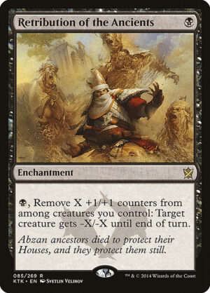 Retribution of the Ancients (Foil) [Khans of Tarkir] - NM