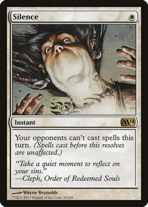 Silence (Foil) [Magic 2014] - NM