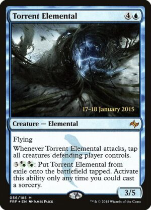 Torrent Elemental (Foil) [Fate Reforged Promos] - NM