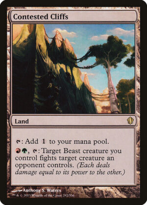 Contested Cliffs [Commander 2013] - NM