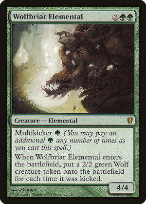 Wolfbriar Elemental (Foil) [Conspiracy] - NM
