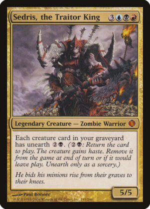 Sedris, the Traitor King [Shards of Alara] - NM