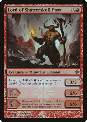 Lord of Shatterskull Pass (Foil) [Rise of the Eldrazi Promos] - NM
