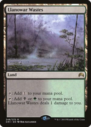 Llanowar Wastes [Magic Origins] - NM