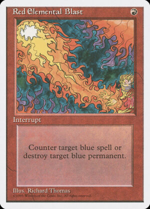 Red Elemental Blast [Fourth Edition] - NM