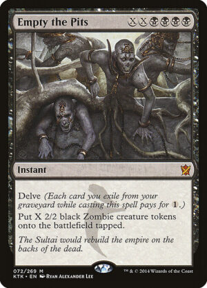 Empty the Pits [Khans of Tarkir] - NM