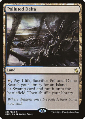 Polluted Delta [Khans of Tarkir] - NM