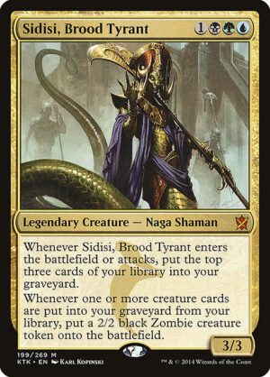Sidisi, Brood Tyrant [Khans of Tarkir] - NM